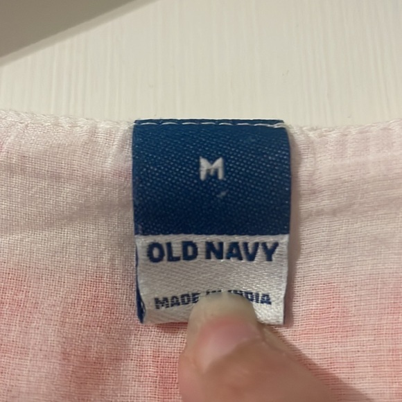 Old Navy Pink and White Striped Mini Dress - Picture 6 of 9